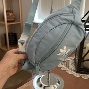 Adidas powder blue Fanny pack or sling GUC